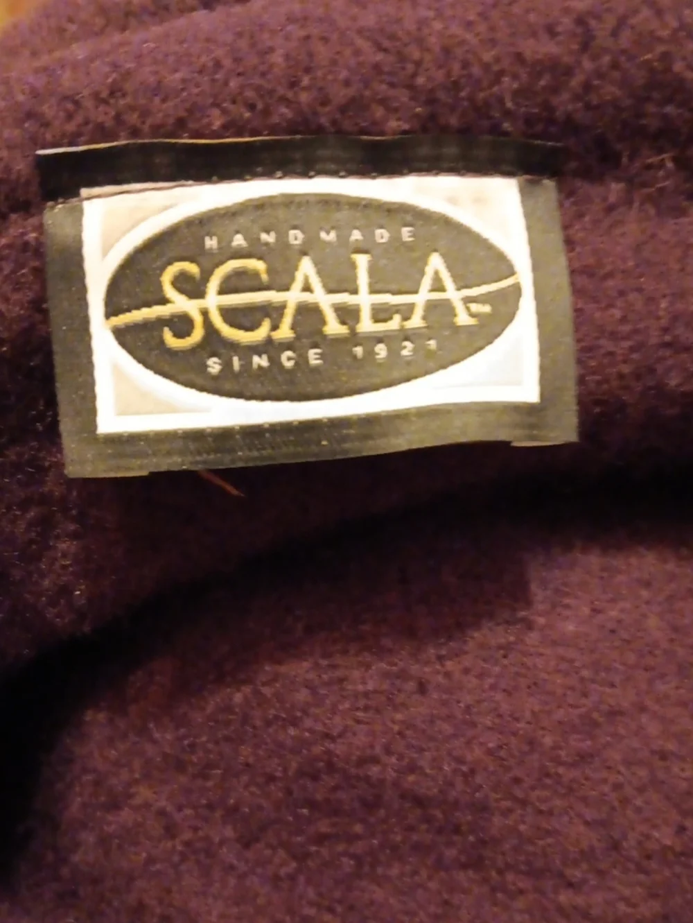 NWT Scala  Burgundy Cloche Hat